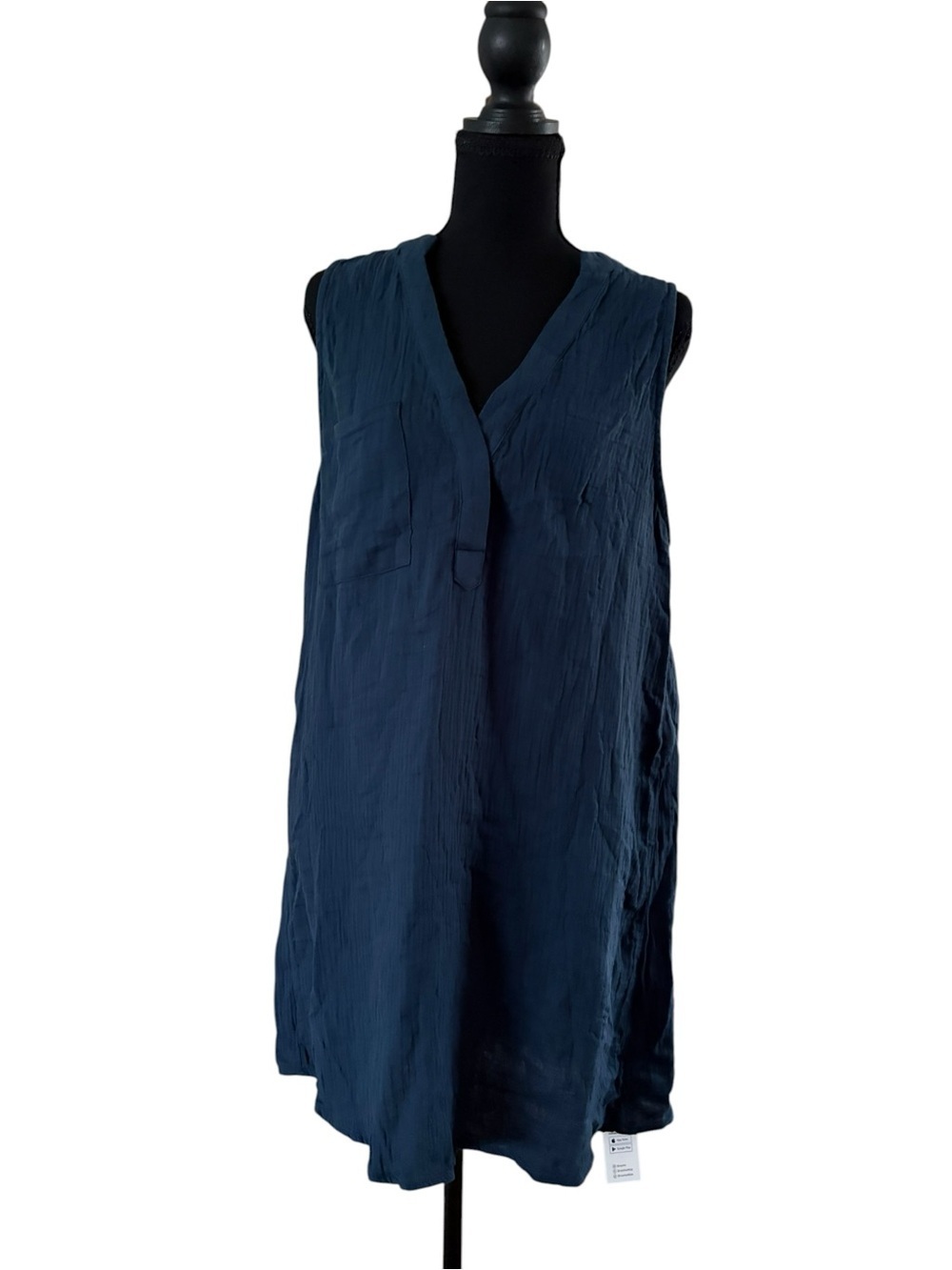 Cupshe Navy Sleeveless Swim Coverup